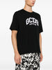 Gcds T-shirt Nero Uomo Ricamo Logo 2