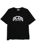 Gcds T-shirt Nero Uomo Ricamo Logo 5