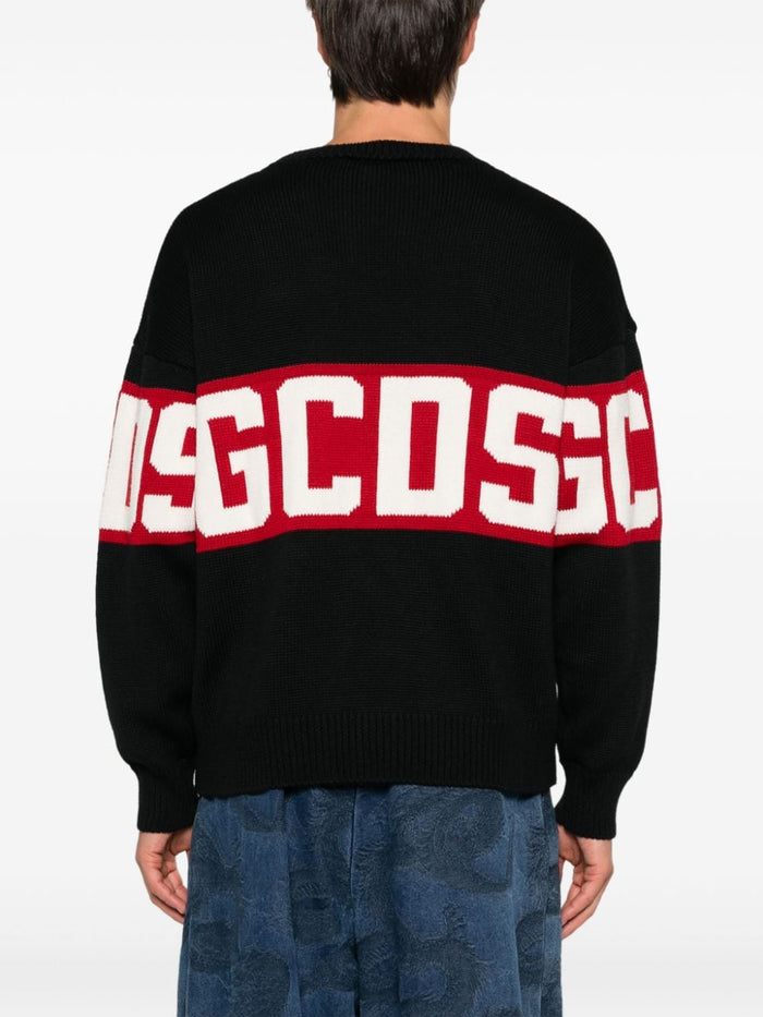 Gcds Maglia Nero Uomo Banda Logo 3