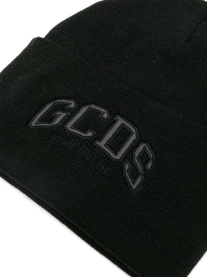 Gcds Cappellino Nero Unisex Ricamo Logo 2