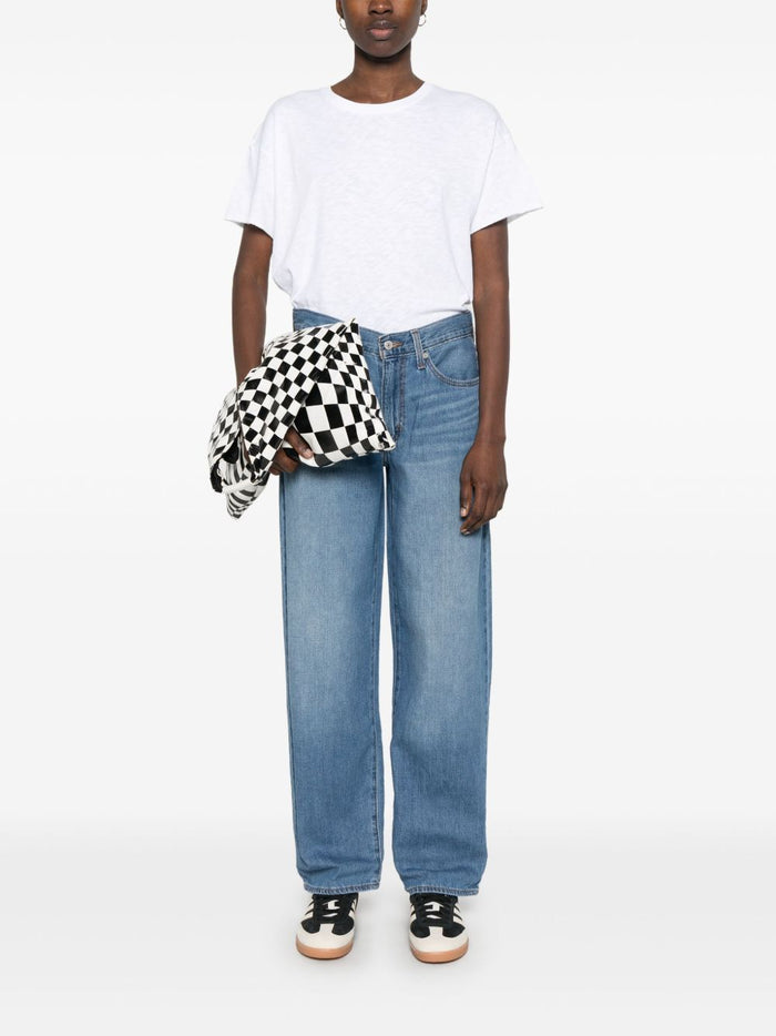 Levi's Baggy Dad Lino+ Denim Donna Jeans Blu 2