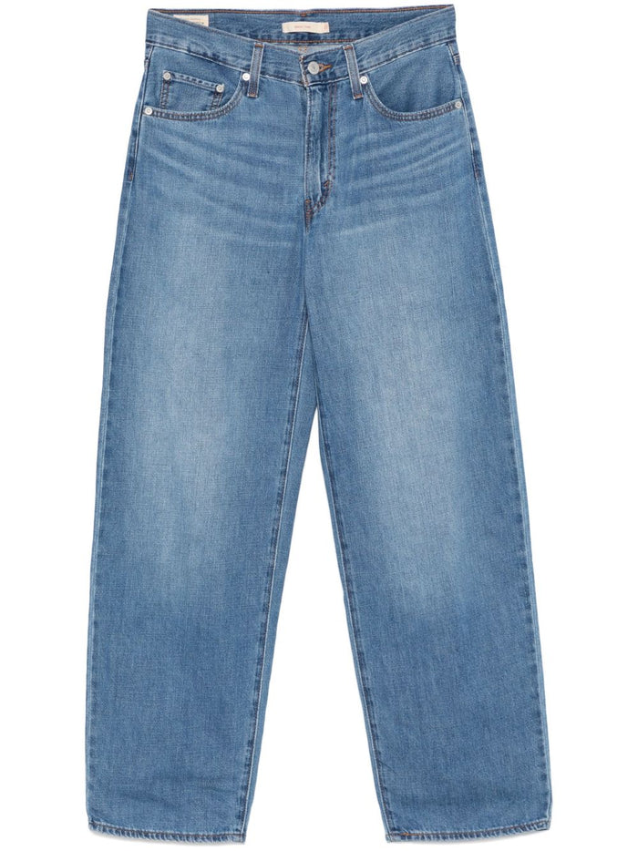 Levi's Baggy Dad Lino+ Denim Donna Jeans Blu 5