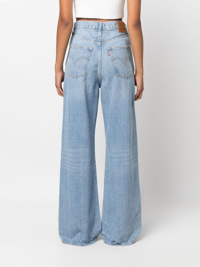 Levi's Ribcage Wide Leg Donna Jeans Blu Chiaro 3