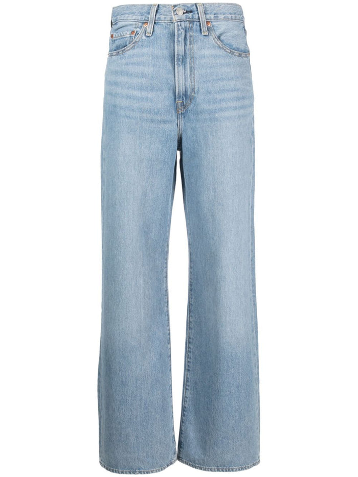 Levi's Ribcage Wide Leg Donna Jeans Blu Chiaro 5
