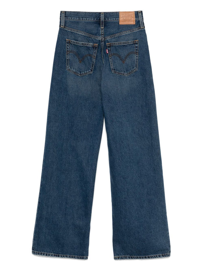 Levi's Ribcage Wide Leg Donna Jeans Blu Scuro 2