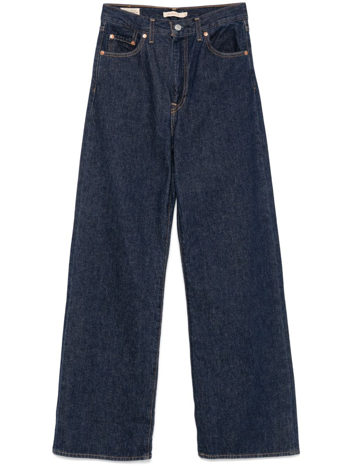 Levi's Ribcage Wide Leg Donna Jeans Blu 5