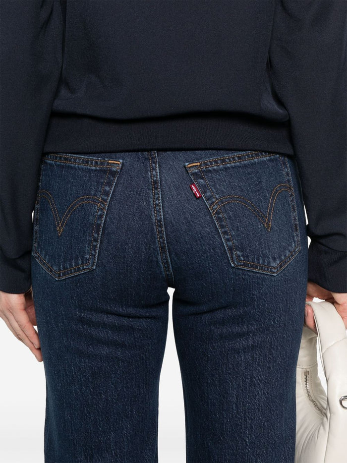 Levi's Ribcage Bell Donna Jeans Blu 4