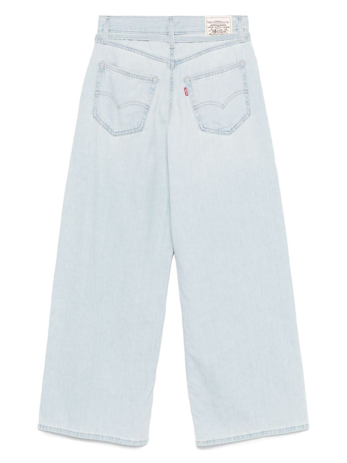 Levi's XL Straight Lino+ Denim Donna Jeans Blu Chiaro 2