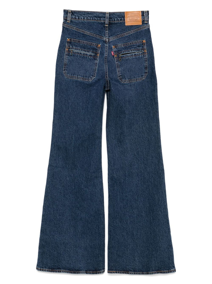 Levi's Jeans Blu Donna Ribcage Lavaggio Scuro 2