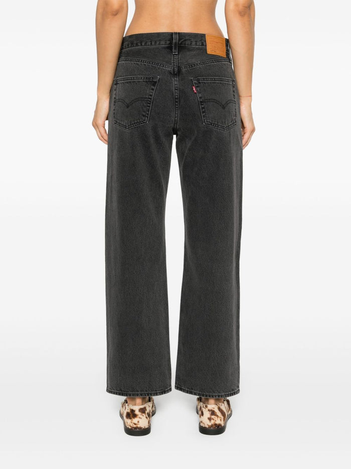 Levi's 501 Anni 90 Alla Caviglia Donna Jeans Nero 3