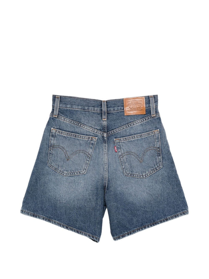 Levi's Short Blu Donna Oversize a Vita Alta 2