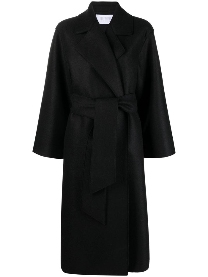 Harris Wharf London Cappotto Nero Donna 1