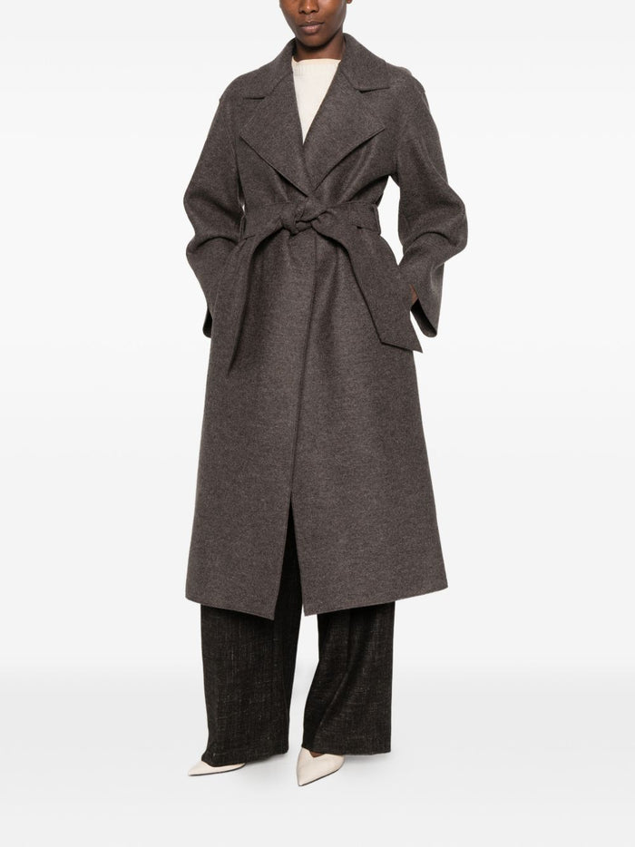 Harris Wharf London Cappotto Grigio Donna 2