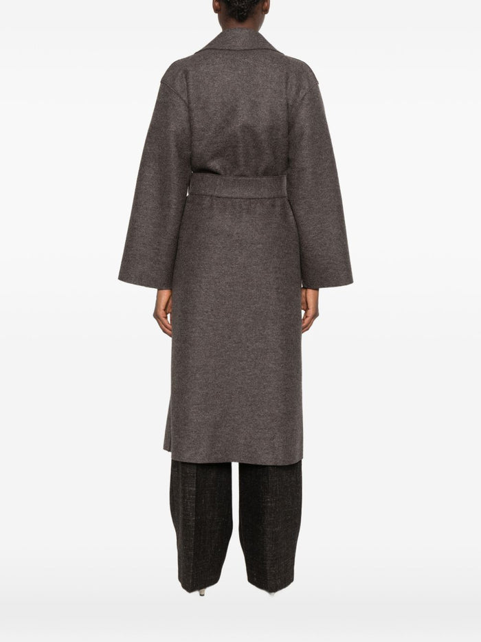 Harris Wharf London Cappotto Grigio Donna 3