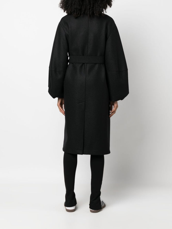 Harris Wharf London Cappotto Nero Donna 4
