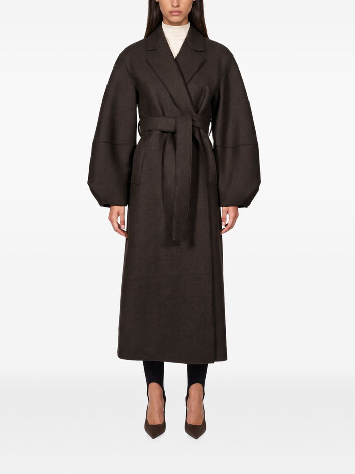 Harris Wharf London Cappotto Marrone Donna 2