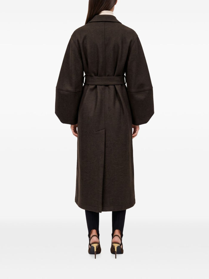 Harris Wharf London Cappotto Marrone Donna 3