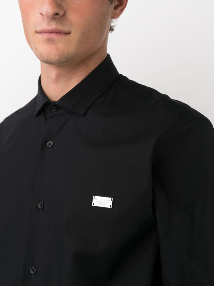 Philipp Plein Camicia Nero Uomo Sugar Daddy 4