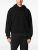 Philipp Plein Felpa Nero Uomo Logo All Over 1