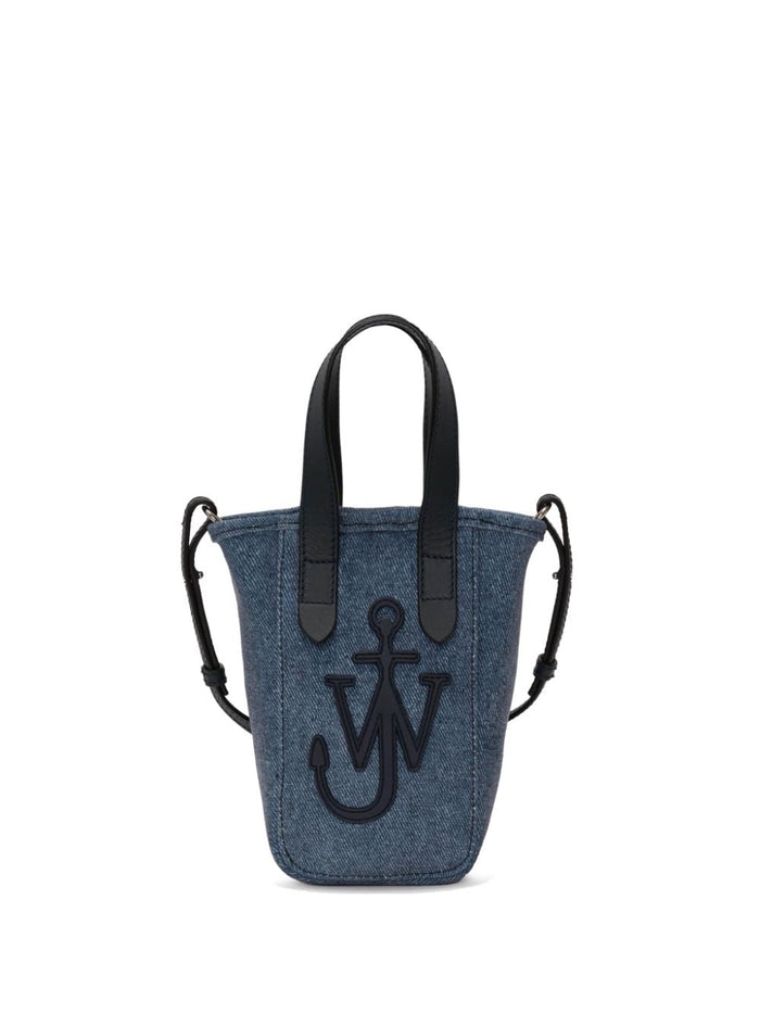 Jwanderson Women's Blue Bag Mini Belt Tote Denim 2