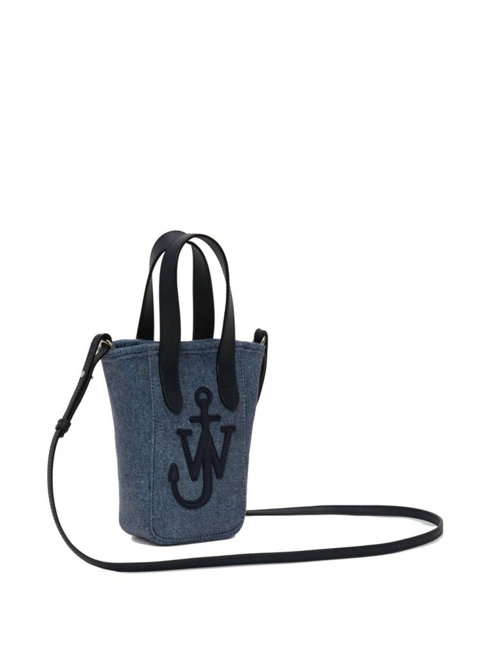 Jwanderson Women's Blue Bag Mini Belt Tote Denim 3