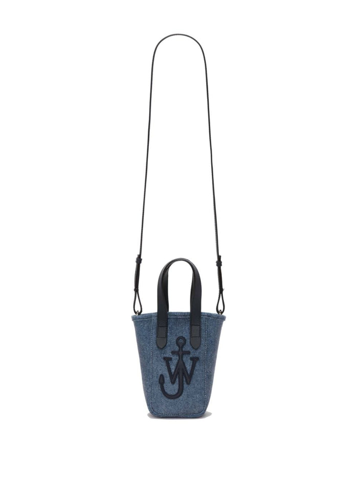 Jwanderson Women's Blue Bag Mini Belt Tote Denim 5