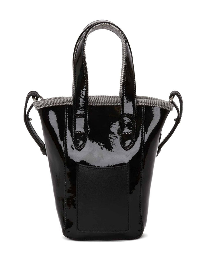 Jwanderson Black Bag Women Mini Belt Tote Patent 3