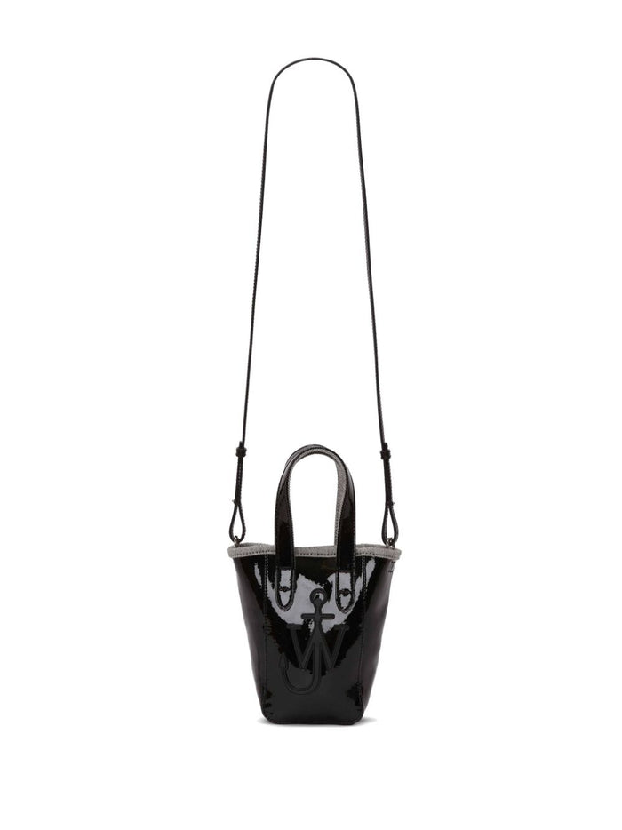 Jwanderson Black Bag Women Mini Belt Tote Patent 5