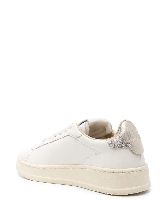 Autry Dallas Donna Sneakers Bianco/Oro 3