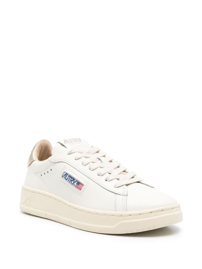 Autry Dallas Donna Sneakers Bianco/Oro 4