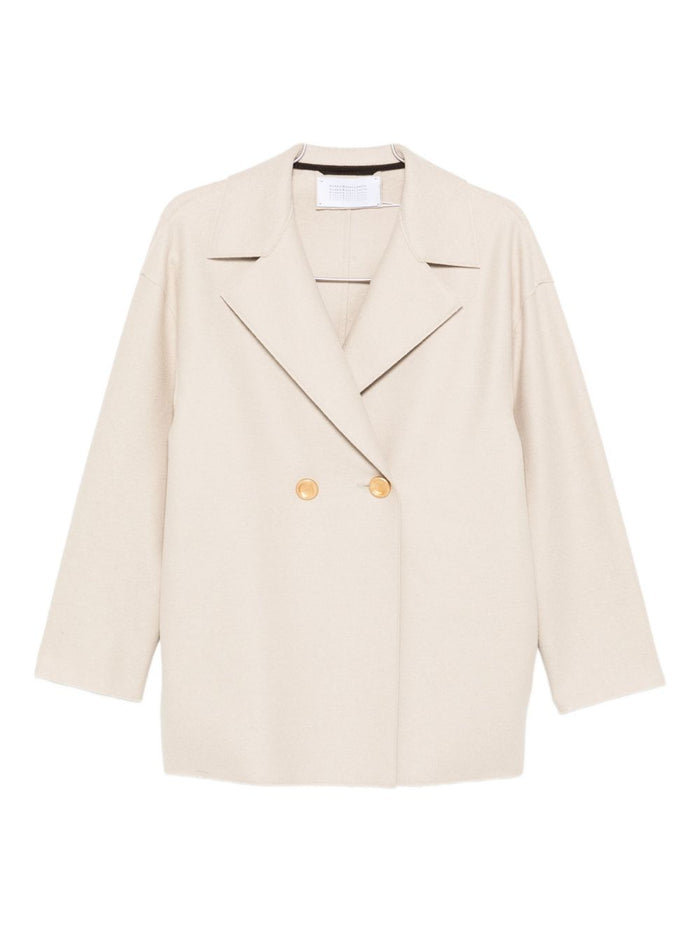 Harris Wharf London Cappotto Beige Donna 1