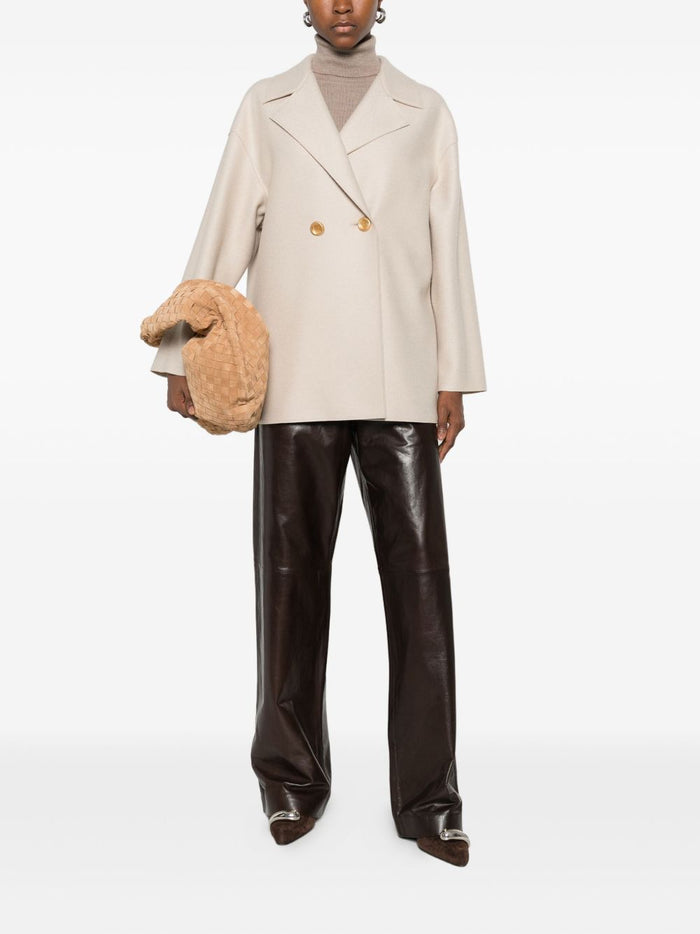 Harris Wharf London Cappotto Beige Donna 3