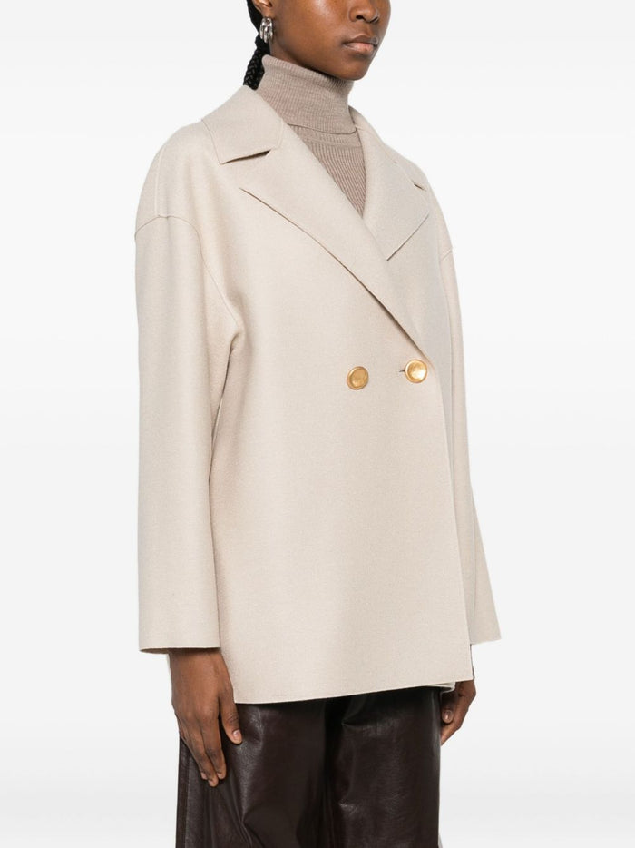 Harris Wharf London Cappotto Beige Donna 4