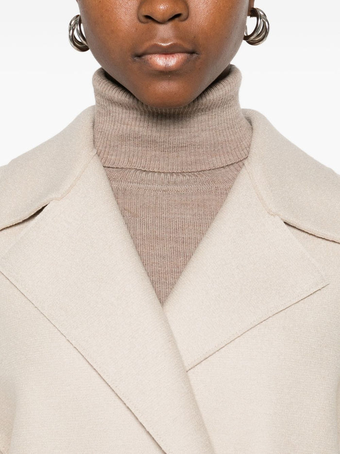 Harris Wharf London Cappotto Beige Donna 5