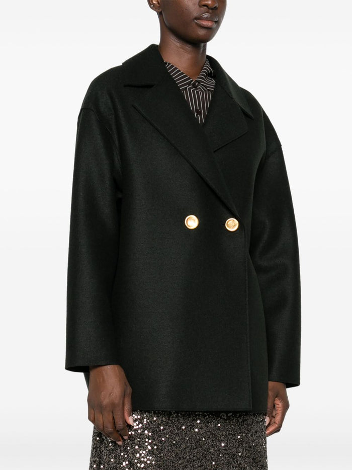 Harris Wharf London Damen Mantel in grün 5