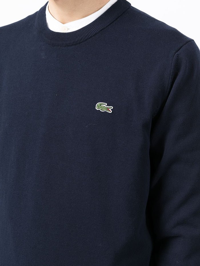 Lacoste Men's Blue Croco Small Sweater 4