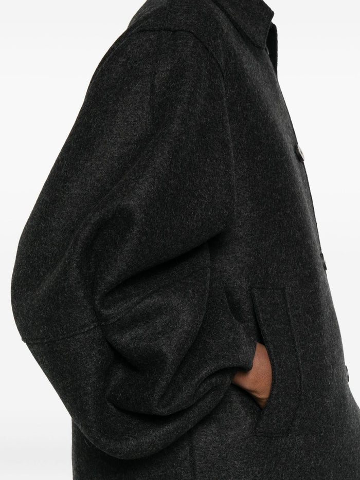 Harris Wharf London Damen Mantel in Grau 4