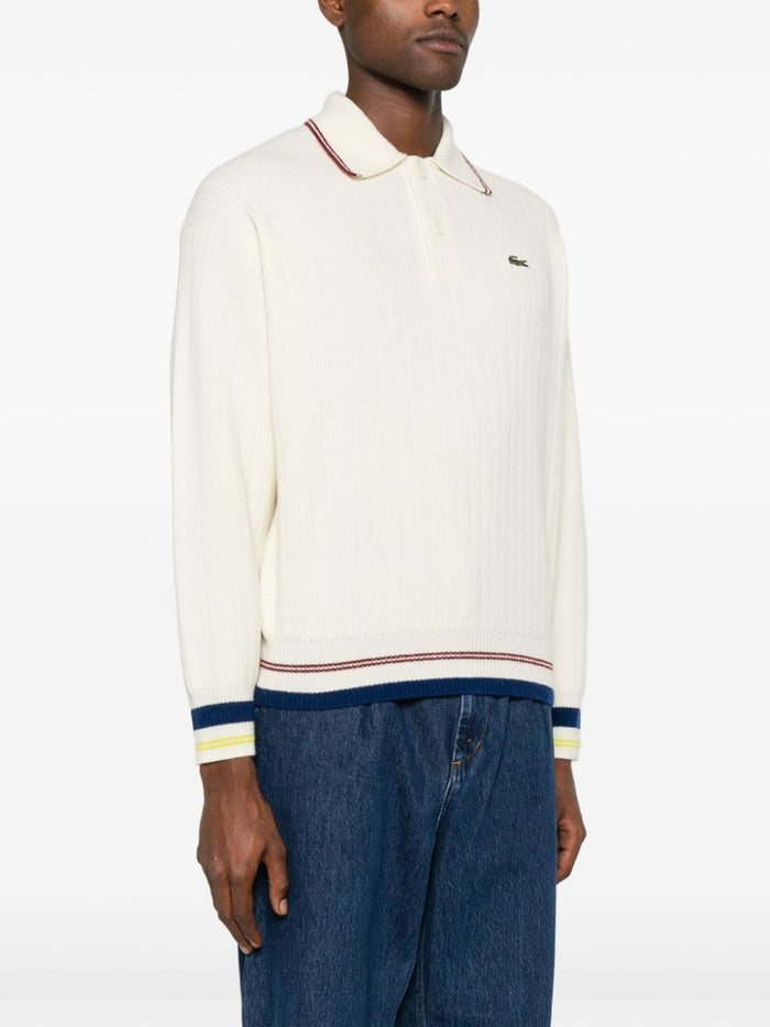 Lacoste White Men's Jersey 3