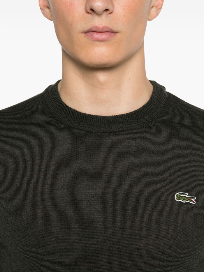 Lacoste Maglia Verde Uomo Ricamo Coccodrillo 4