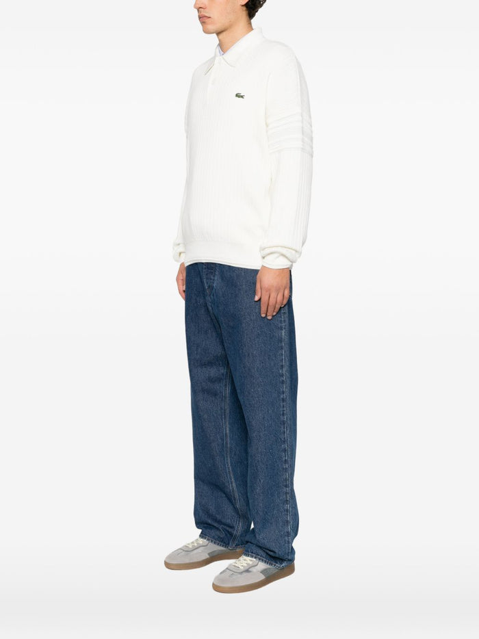 Lacoste Maglia Bianco Uomo 3