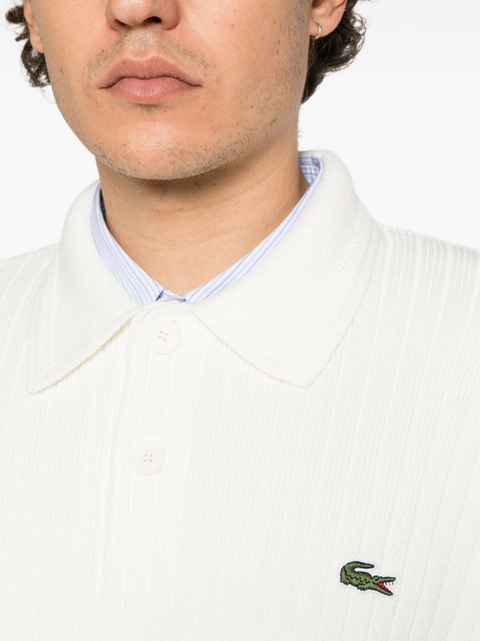 Lacoste Maglia Bianco Uomo 5