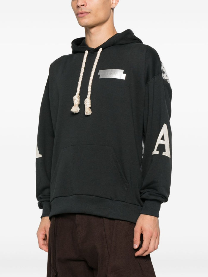 Al Ain Herren Sweatshirt Grau Palme auf dem Rücken 3