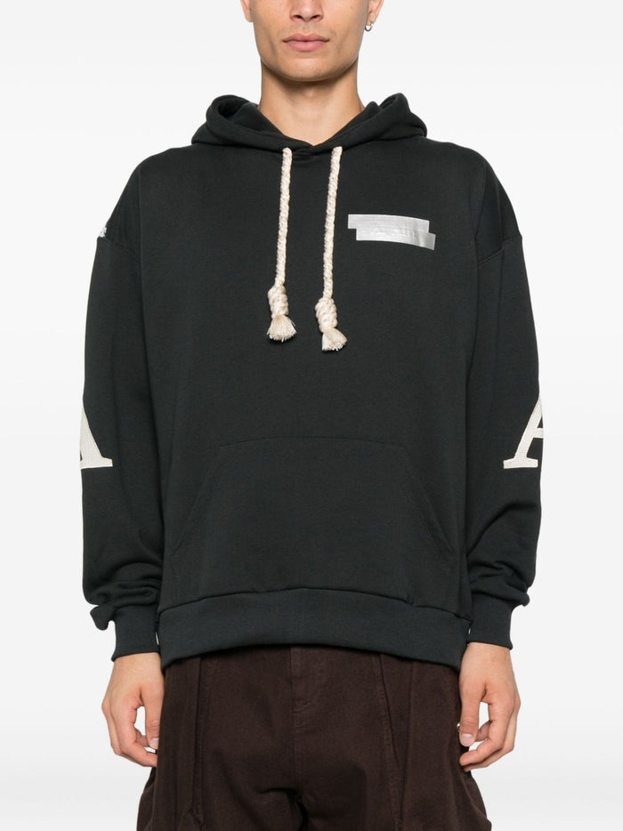 Al Ain Herren Sweatshirt Grau Palme auf dem Rücken 1