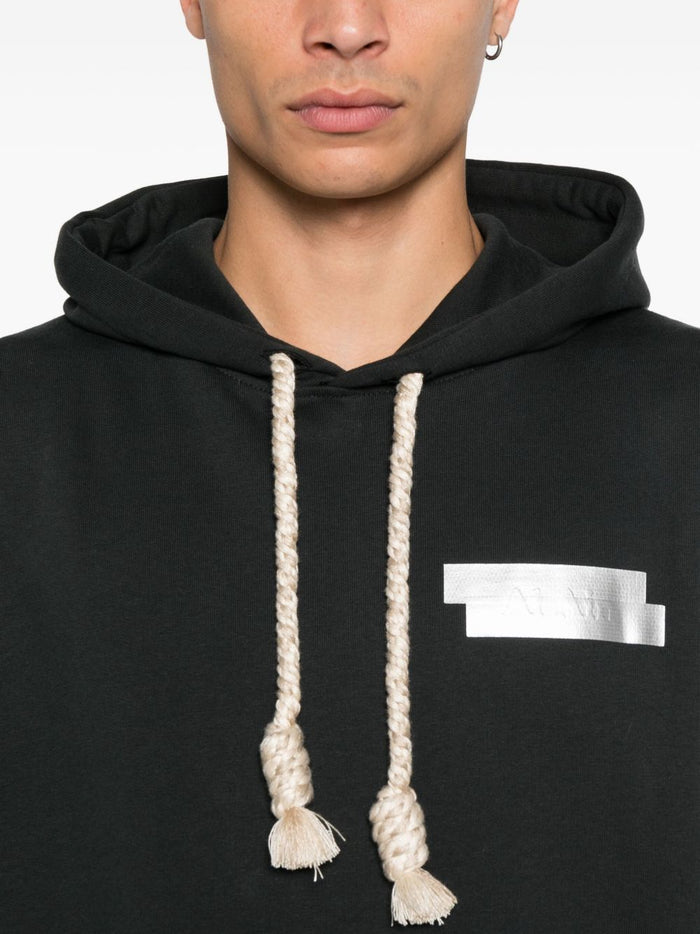 Al Ain Herren Sweatshirt Grau Palme auf dem Rücken 4