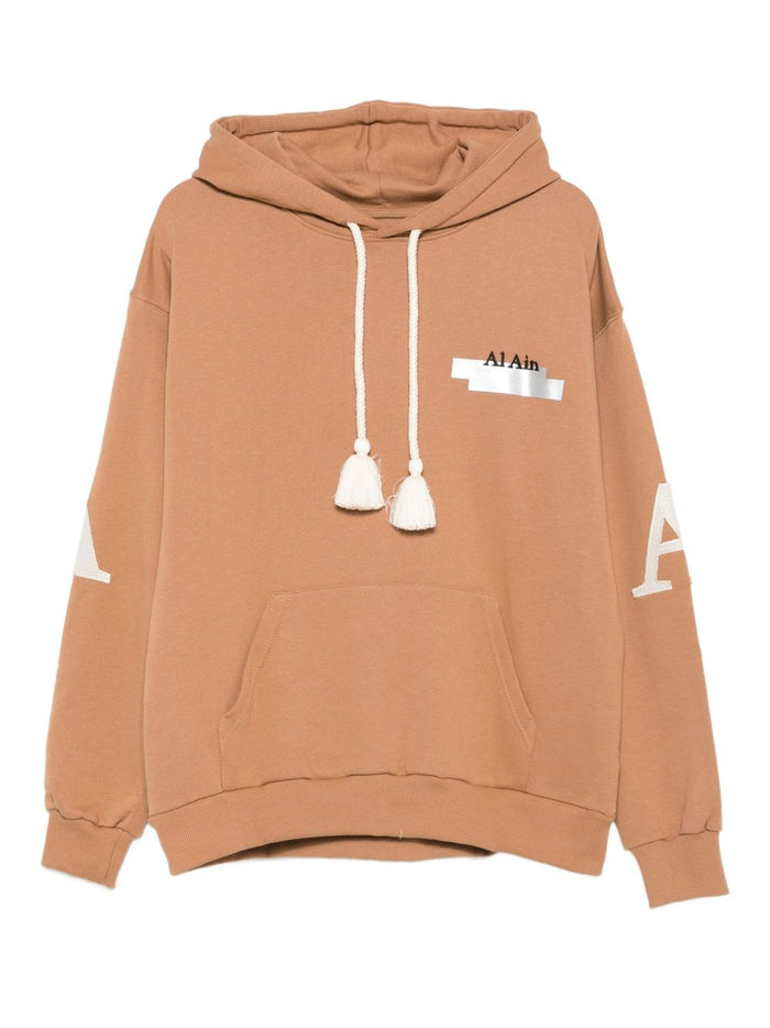 Al Ain Herren-Sweatshirt mit Leitermuster, Grau 5