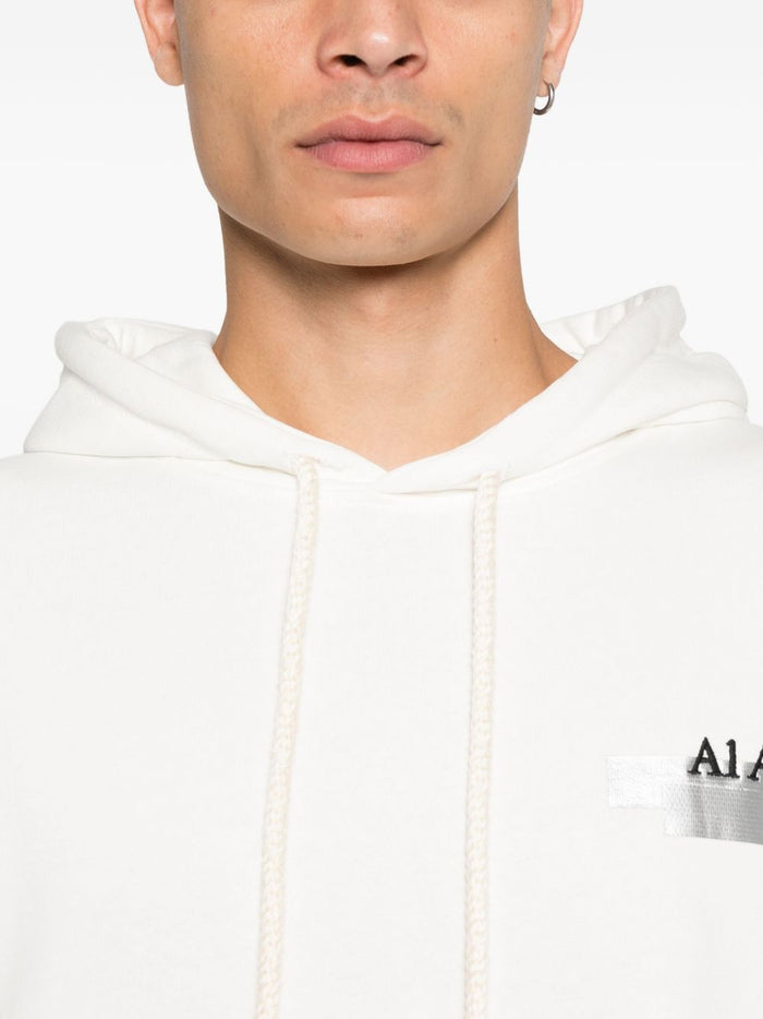 Al Ain Herren Sweatshirt mit Grafikdruck, Creme 4