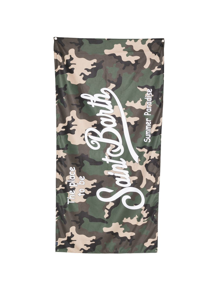 Mc2 Saint Barth Telo Mare Camouflage Unisex Verde 1