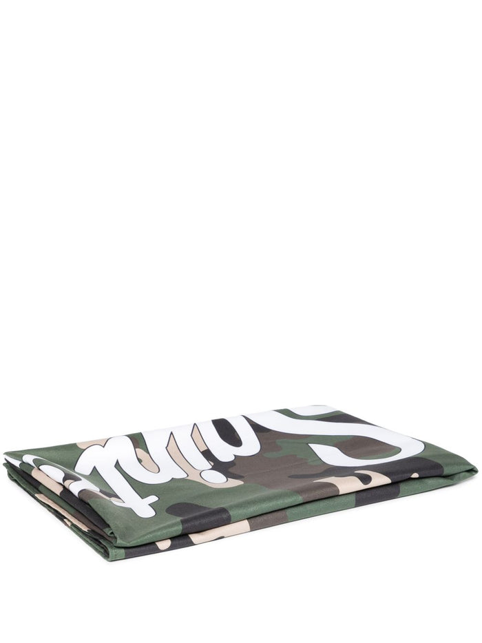 Mc2 Saint Barth Aidan Unisex Telo Mare Verde Camouflage 1