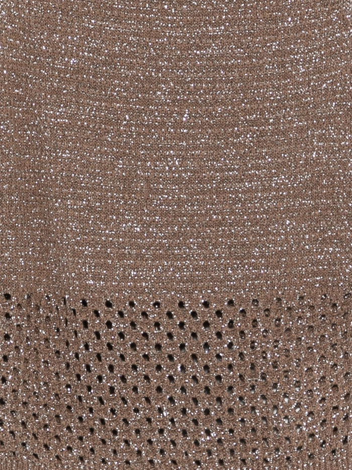 Mc2 Saint Barth Top Crochet Donna Marrone 3