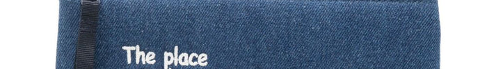 Mc2 Saint Barth Pochette Aline Denim Uomo Blu - Dipierro